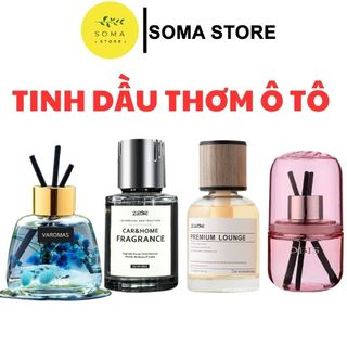 Nước Hoa Ô Tô Tinh Dầu Thơm Xe Hơi Thiên Nhiên 120ML Thơm Phòng Ngủ Đế Cao Su Chống Trượt KT10