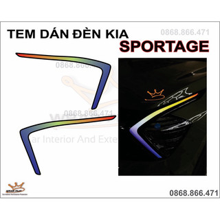 Tem dán đèn Kia Sportage