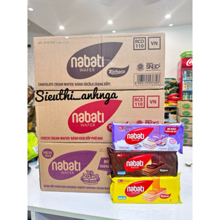 Thùng 24 Gói x 110g Bánh Xốp Nabati Đủ Vị