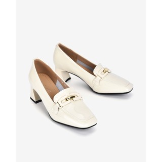 Giày cao gót đông hải da bóng khóa cách điệu gót cao 5cm - g4238
