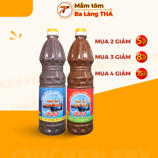 Mắm tôm mắm tép ba làng tha đa dạng kích cỡ 500g và 1kg