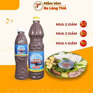 Mắm tôm ba làng thanh hóa chai 1kg – đậm đà hương vị truyền thống
