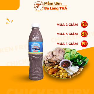 Mắm tôm ba làng tha chai 500g đặc sản thanh hoá