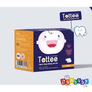 Gạc vệ sinh răng miệng rơ lưỡi trẻ em tottee tinh chất cỏ ngọt