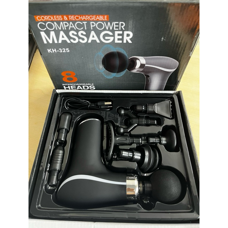 MÁY MASSAGE CƠ CẦM TAY 8 ĐẦU KH-325 CHÍNH HÃNG (đủ màu sắc KH 325)