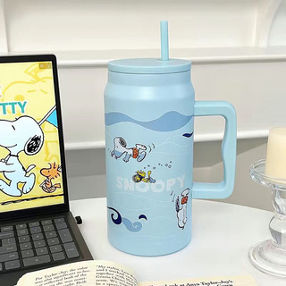 Ly giữ nhiệt cao cấp hoạ tiết snoopy 1500ml