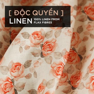 Vải Linen nguyên chất . Vải tự nhiên từ sợi cây flax