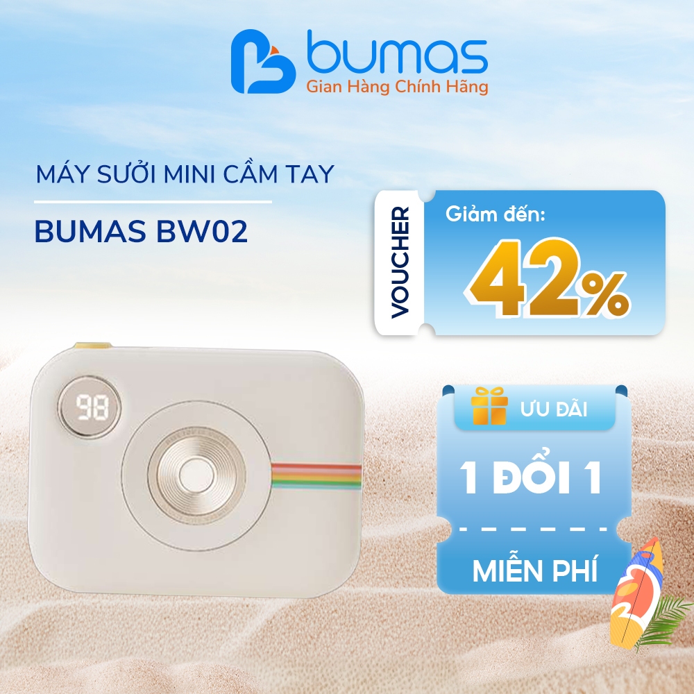 Máy Sưởi Mini Cầm Tay BUMAS BW02 - Kết Hợp Sạc Dự Phòng 10000mAh Màn Hình Led Nhỏ Gọn Tiện Dụng