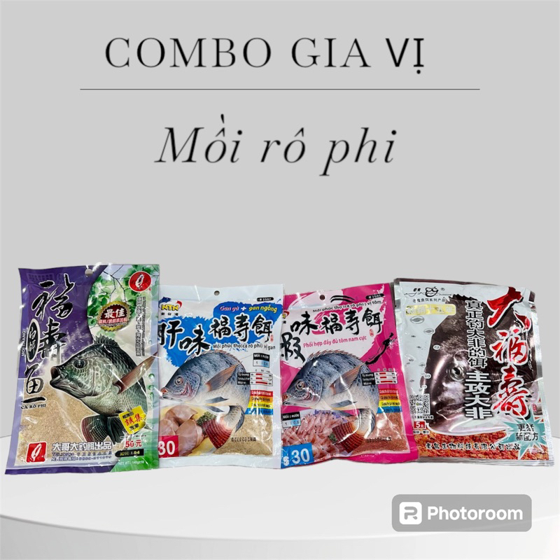 COMBO GIA VỊ CÂU RÔ PHI (4 gói)