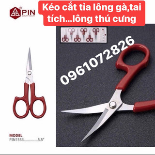 Kéo cong cắt tỉa lông gà ,tai,tích,lông thú cưng….