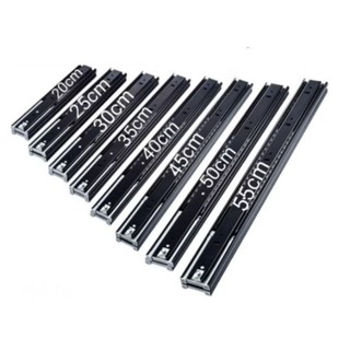 Bộ thanh ray bi trượt 3 tầng bản to 4,5 cm nhập khẩu nguyên bộ các size 20 đến 50cm chắc khoẻ