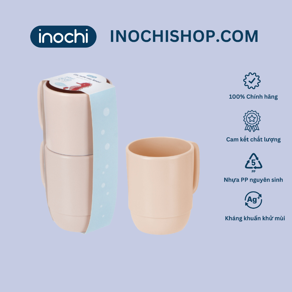 Combo 02 Chiếc Cốc Uống Nước Inochi - Kiểu Cao (tiêu chuẩn Nhật Bản)