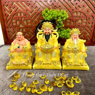 Thần tài ông địa thần tiền bột đá cao cấp mẫu phú quý rồng