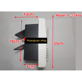 ( Lỗ tường 20x20cm) Quạt hút tường Tico 15Av6.