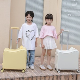 ( SẴN)  Vali Cho Bé Tích Hợp Ghế Ngồi Xe Đẩy Chống Mỏi Chân Idobi, Vali Trẻ Em Kéo Tay 2,5kg Chống Xước, Chịu Lực Cao