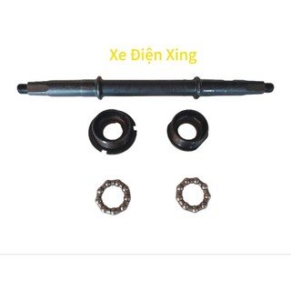 Bộ trục cốt xe điện Trục giữa xe đạp điện,trục giữa gắn bàn đạp Bộ cốt giữa, bộ đạn, bộ chén giữa phụ kiện phụ tùng xe