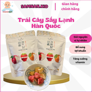 Trái cây sấy lạnh ecomom hàn quốc cho bé từ 8 tháng
