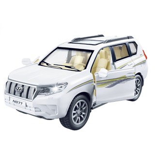 Xe Mô Hình Toyota Land Cruiser PRADO 1:32, Chất Liệu Nhựa Cứng ABS, Có Đèn Và Âm Thanh