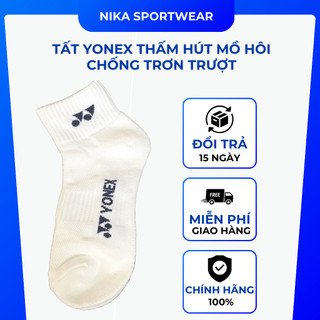 Tất cầu lông YONEX, vớ đánh cầu lông trơn, chất liệu dày dặn, thấm hút mồ hôi, chống trơn trượt