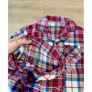 Bộ Pyjama caro Vertbau/det bé trai bea gái