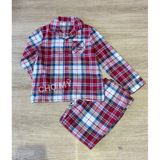 Bộ Pyjama caro Vertbau/det bé trai bea gái