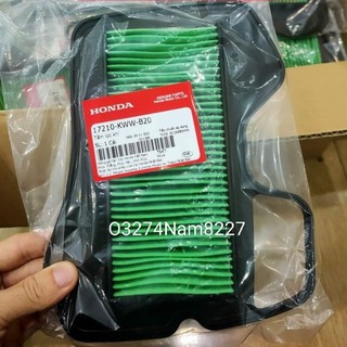 Tấm lưới lọc gió, Lọc khí WAVE S110, RSX, Alpha, Blade zin Honda