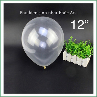 Bóng bay trong suốt 12inch đựng kim tuyến lấp lánh trang trí tiệc sinh nhật ( 1 cái )