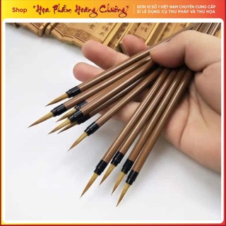 Bút lông tiểu Khải “Hoa Chi Tiếu” dùng vẽ tỉa nét  viết thư pháp thư hoạ tỉa nét