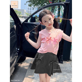 Set chân váy+áo đính nơ siêu cưng J&J 13-45kg