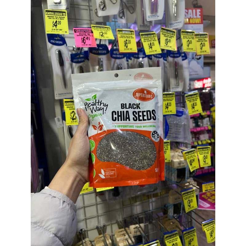 HẠT CHIA ĐEN 500GRAM ÚC CHÍNH HÃNG 🇦🇺🇦🇺🇦🇺