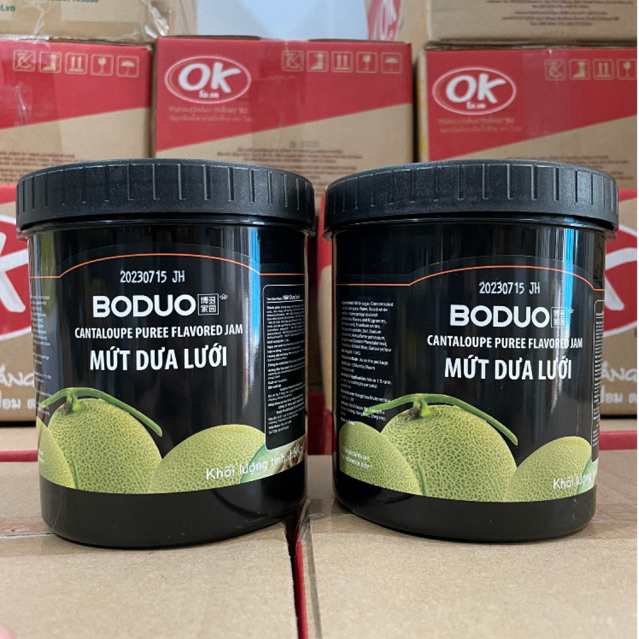  MỨT BODUO CÁC VỊ MỨT DƯA LƯỚI BODUO 1.3Kg ĐỦ VỊ 