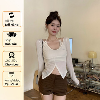 Áo Thun Nữ Cổ Yếm Hàng Quảng Châu M8092 -tiemvayxinh