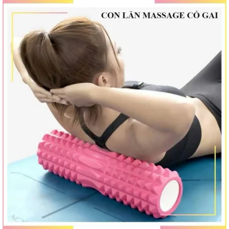 Con lăn - Foam roller tập yoga dãn cơ, tập gym, có loại 33cm và 45cm.