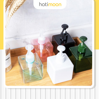 Bình chiết mỹ phẩm, chai chiết dầu gội du lịch dạng vòi ấn Hatimoon H0073 250ml