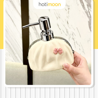 Bình sứ đựng nước rửa tay, sữa tắm, dầu gội cao cấp Hatimoon