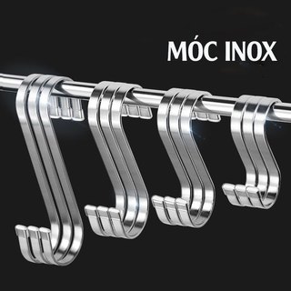 Móc Inox treo đồ chữ S có đầu bọc - Hàng dày dặn