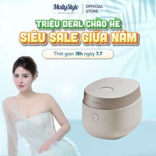 K37_nồi cơm điện tử cuckoo cr-0685gw điều khiển cảm ứng dung tích 1.08l