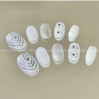 Nailbox chuchu . nơ bạc