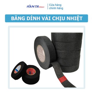 Băng dính vải chịu nhiệt cuốn dây điện ô tô - băng keo vải - băng dính cách điện - kt