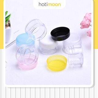 Hũ chiết mỹ phẩm nhựa trogn suốt 25g, đựng mỹ phẩm, kem dưỡng HATIMOON