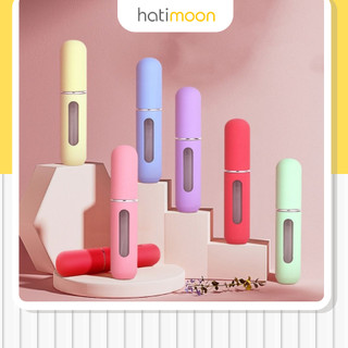 Bình chiết nước hoa, chai chiết đựng nước hoa 5ml vỏ nhôm bọc silicone lõi thủy tinh