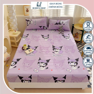 Sét 3 món ga gối cotton poly nhập khẩu Disney, Bộ ga gối 3 món phòng ngủ KD BEDDING