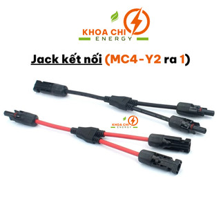 Jack kết nối mc4 - y2 ra 1 , cặp jack đôi mc4 kết nối tấm pin năng lượng mặt trời_ khoa chi