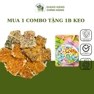 Combo 6 bịch cơm cháy mix 3 vịsiêu ngon