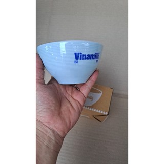 Chén cơm sứ DONGHWA cao cấp tráng men xanh siêu đẹp Vinamilk