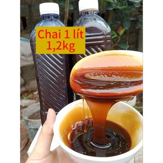 Mật mía nguyên chất, mật mía Nghệ An đậm đặc thơm ngon, chai 1 lít nặng 1,2 kg
