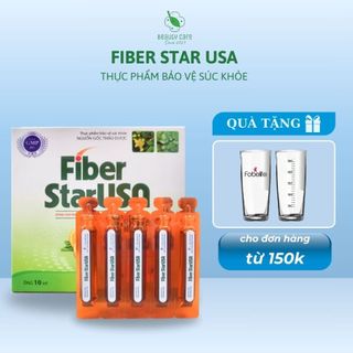 Ống uống fiber starusa bổ sung chất xơ, hỗ trợ tiêu hóa cho trẻ - hộp 20 ống/10 ml