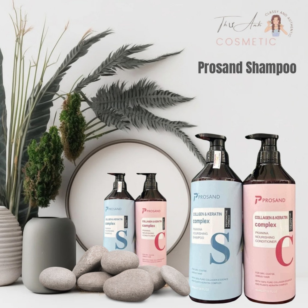 Dầu Gội Cặp PROSAND Phục Hồi Chuyên Sâu 800ml ,Kích Thich Mọc Tóc Giúp Mềm Mượt Chắc Khoẻ