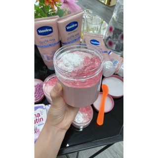 Combo Kem Dưỡng Kích Trắng Da Vaselin 4x Tone Up Mix Viên Kích Trắng Alpha Arbutin Bản New 2024 .Tặng Kèm Hũ Đựng Kem