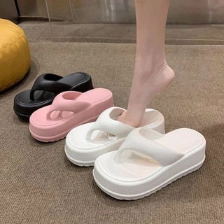 Dép kẹp xỏ ngón đế siêu cao 5 phân đế dày dặn đúc nguyên khối đi biển